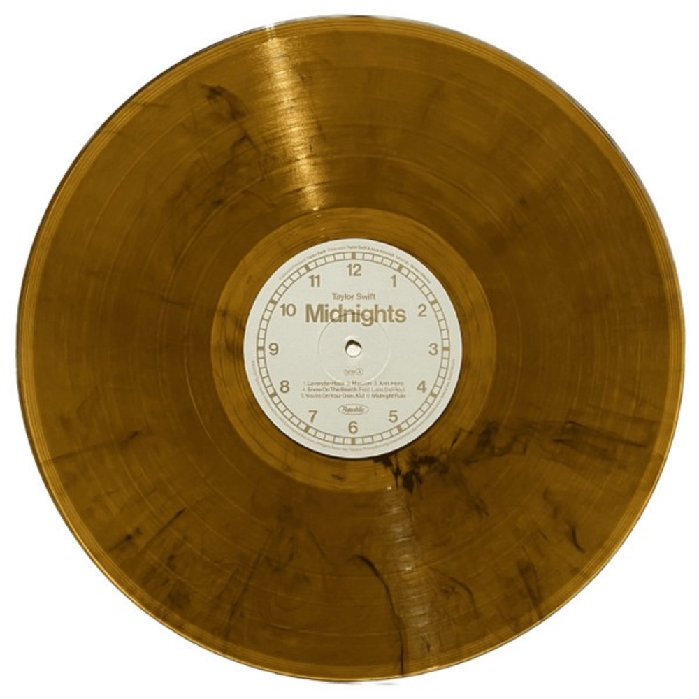 Taylor Swift - Midnights Mahogany Marbled Vinyl Album LP - Picture 2 of 4